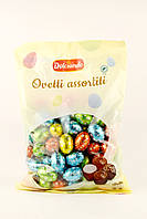 Шоколадні цукерки яйця асорті Dolciando Ovetti assortiti 850гр (Італія)