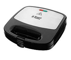 Russell Hobbs Мультимейкер Fiesta 750Вт, алюміній, 3 пластини, корпус-нержав.сталь/пластик, чорний