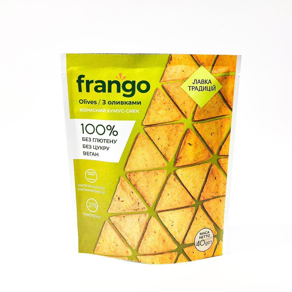 Хумус-снек з оливками 40г Frango, фото 1