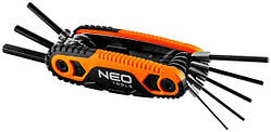 Neo Tools Ключі шестигранні, з утримувачем, 1.5-8мм, набір 8 шт.