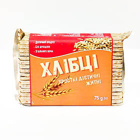 Хлібці хрусткі житні 75г Лавка здоров''я