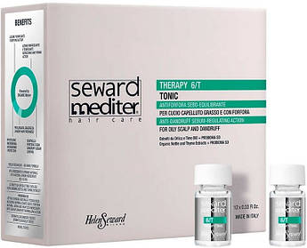 Себонормалізуючий тонік проти лупи для жирної шкіри голови Therapy Tonic 6/T Seward Mediter