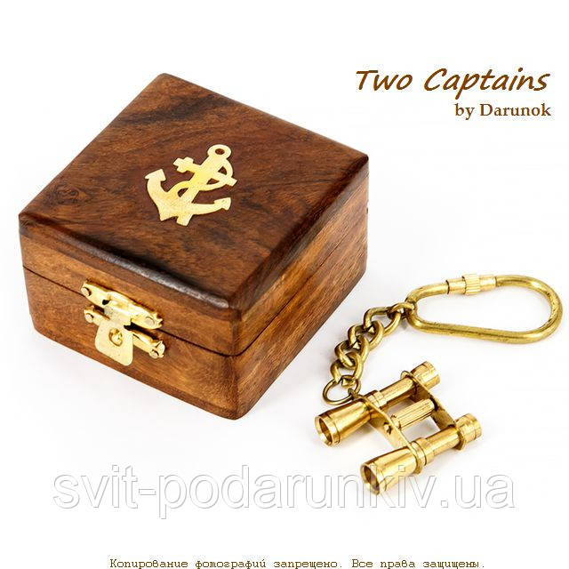 Брелок-бінокль у дерев'яній скриньці "Земля в об'єктиві" NIS020A, фото 1