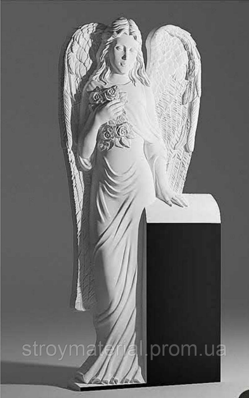 Памятники в виде ангела на могилу из камня гранита мрамора - фото 2 - id-p1766584314