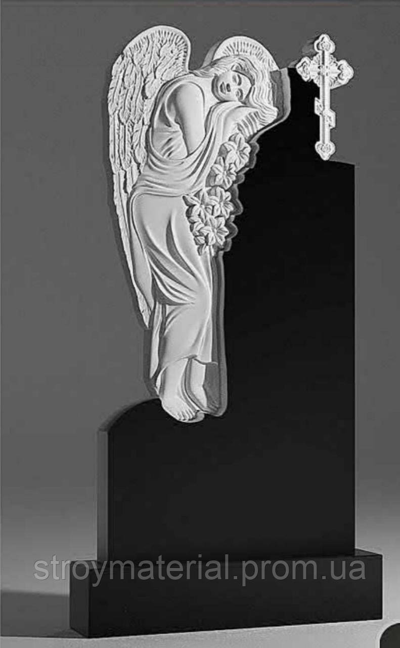 Памятники в виде ангела на могилу из камня гранита мрамора - фото 3 - id-p1766584314