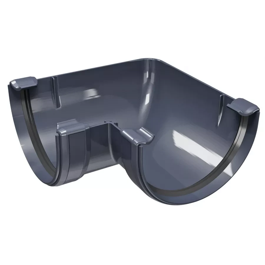 Кут 90°  ринви REGENAU   125  Графітовий