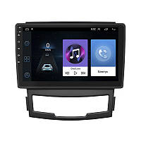 Штатная магнитола Lesko для SsangYong Actyon II Рестайлинг 2013-н.в. экран 9" 1/16Gb Wi-Fi GPS Base 6шт