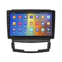 Штатна магнітола Lesko для SsangYong Actyon II Рестайлінг 2013-н.в. екран 9" 2/32Gb CarPlay 4G Wi-Fi GPS 1 шт., фото 3