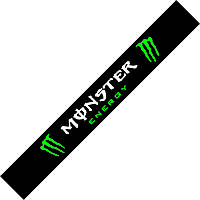 Солнцезащитная наклейка на лобовое стекло Monster energy