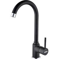 Franke Змішувач для кухні Pola, довж.виливу - 170мм, поворотний, 1важіль, онікс