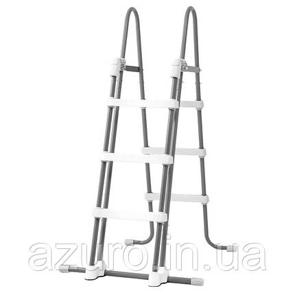 Драбина для басейну Intex 28075 (107 см, 3 знімні сходинки), фото 1