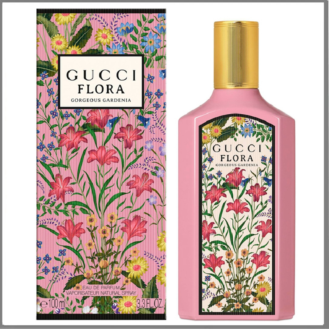 Gucci Flora Gorgeous Gardenia Eau Parfum парфумована вода 100 ml. (Гуччі Флора Горгеус Гарденія)