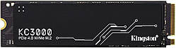 Kingston Твердотільний накопичувач SSD M.2 2TB KC3000 NVMe PCIe 4.0 4x 2280