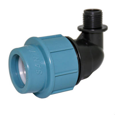 Коліно з зовнішньою різзю 40х1 дюйм, фітинги для поліетиленових труб