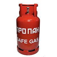 Металлический баллон газовый пропановый  27.2 литров с предохранительным клапаном SAFEGAS
