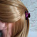 Затискач, заколка, краб для волосся "Бант" 6 см, фото 9