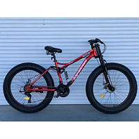 Горный велосипед TopRider FatBike 215 26" стальной Красный