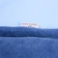 Конверт-ковдра Baby Veres з капюшоном 80х80 см – Velour deep blue, фото 6