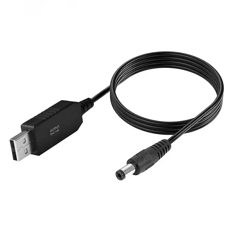USB кабель для роутера с преобразователем напряжения с 5V на 12V