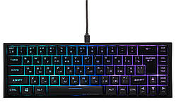 2E Gaming Клавіатура ігрова KG350 RGB 68key USB Black Ukr