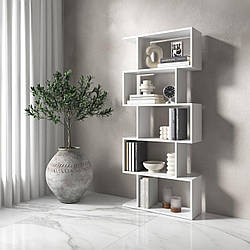 Стелаж для книг і декору на 5 полиць M-12
