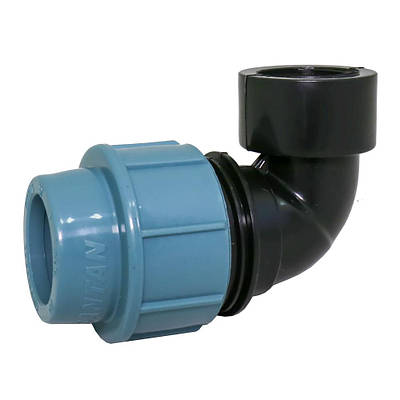 Коліно з внутрішньою різьбою 20х1/2" дюйма, фітинги для пластикових труб