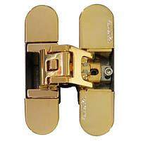 Петля дверна прихована Krona Koblenz KUBICA K6700 (65-90 кг). OL - Глянцеве золото/універсальна