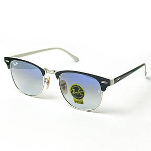 Сонцезахисні окуляри R-B Clubmaster RB3016 Блакитна Скляна Лінза