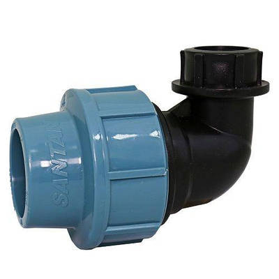 Коліно з внутрішньою різьбою 40х3/4" дюйма, фітинги для пластикових труб