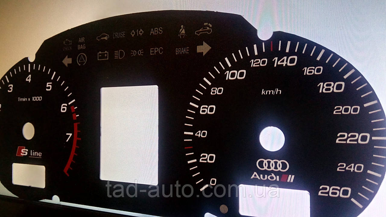 Шкалы приборов Audi A4B6 - фото 2 - id-p295682287