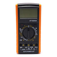 Цифровий мультиметр тестер Digital DT-9205A1 Помаранчевий