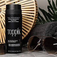 Пудра загуститель для волос Toppik black (Черный) 55 грамм