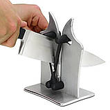 Точилка для кухонних ножів Bavarian Edge Knife UZ-917 Sharpener (ножеточка), фото 4