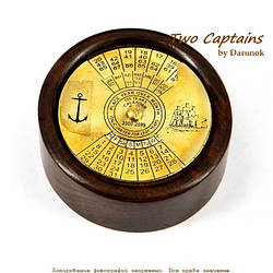 Незвичайний настільний календар на 100 років у морському стилі Royal Harbour NI447SD