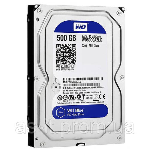 БУ Жесткий диск 500 ГБ Western Digital (3.5", 7200 об/мин, 32 МБ ...