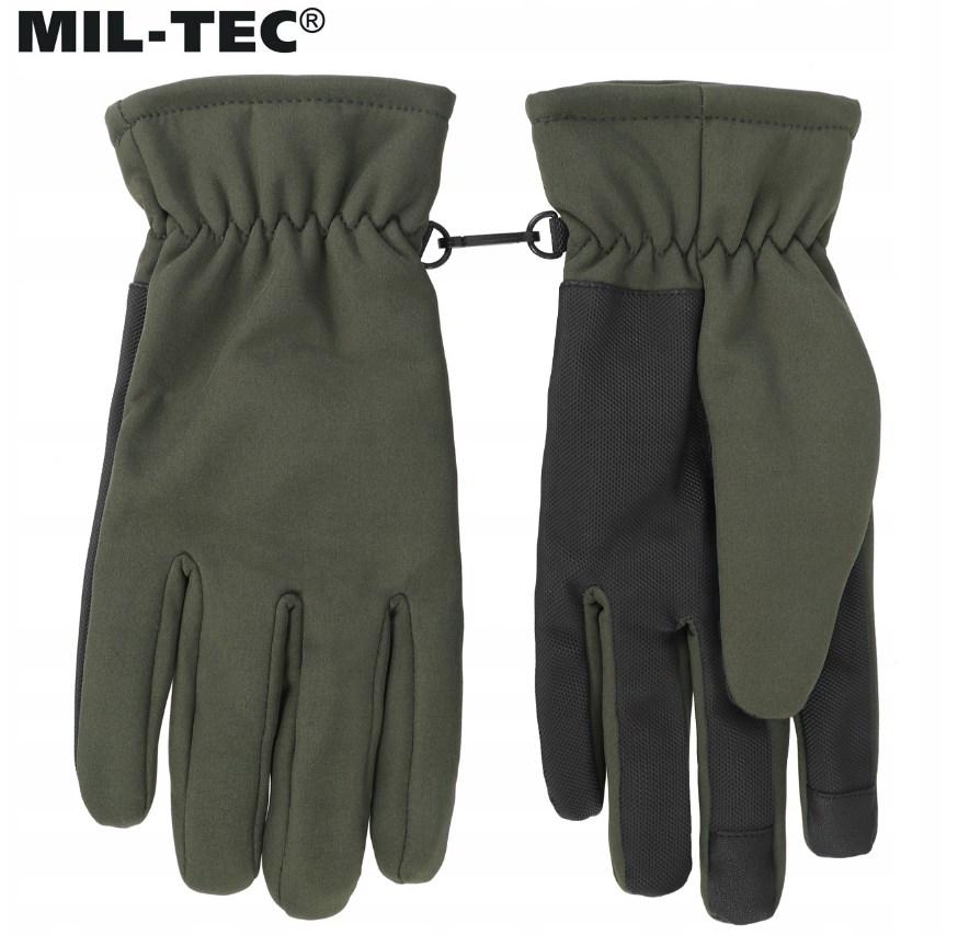 Перчатки тактические зимние Softshell Thinsulate Mil-Tec (Olive) 12521301 - фото 2 - id-p1499940592