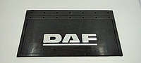 Брызговик с надписью DAF 650x350mm рельефная надпись 1шт