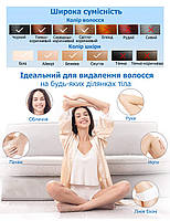 Фотоепілятор IPL Ice Cool Hair Removal BH03 з охолодженням - домашній лазерний епілятор для видалення волосся, фото 4