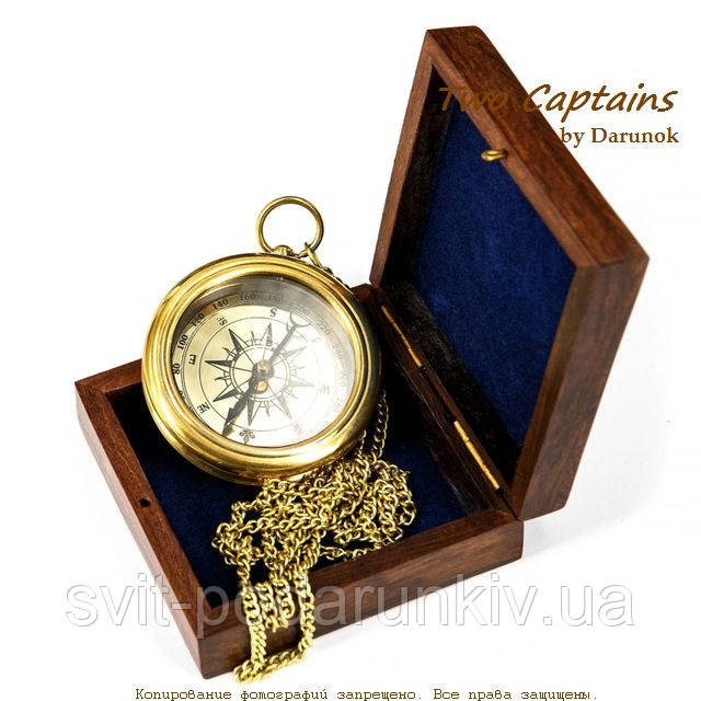 Кишеньковий компас на ланцюжку Skipper 9033SB, фото 1