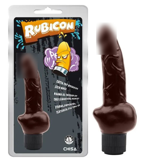 Вібратор коричневий Obsidian Vibe Cock | Puls69, фото 1