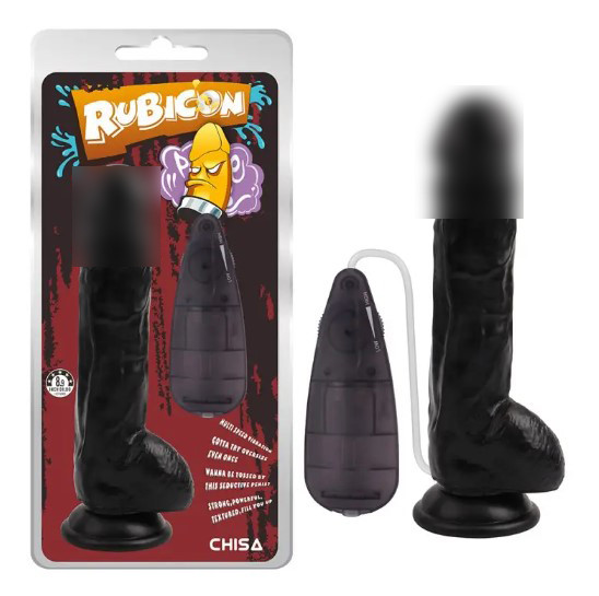 Вібратор чорний Rubicon Vibrating Max Dick | Puls69, фото 1
