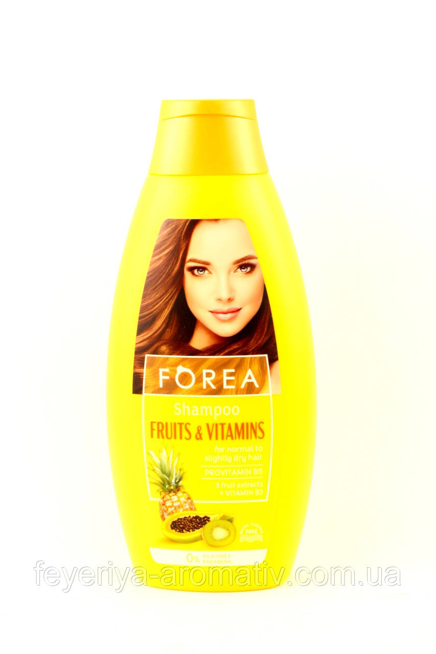Шампунь для нормального та сухого волосся Forea fruits s vitamins 500 мл Німеччина