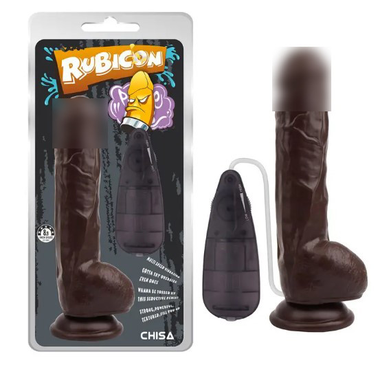 Вібратор коричневий Rubicon Vibrating Max Dick | Puls69, фото 1