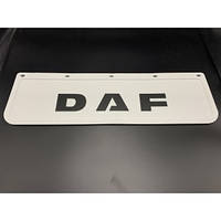 Брызговик DAF с объемным рисунком, белый 600*180
