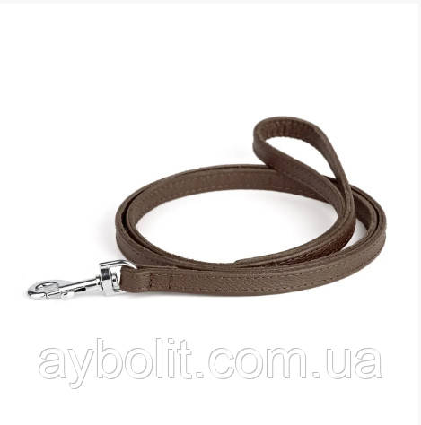 Повідець KARELINE з натуральної шкіри 16 мм 1200 мм, фото 1