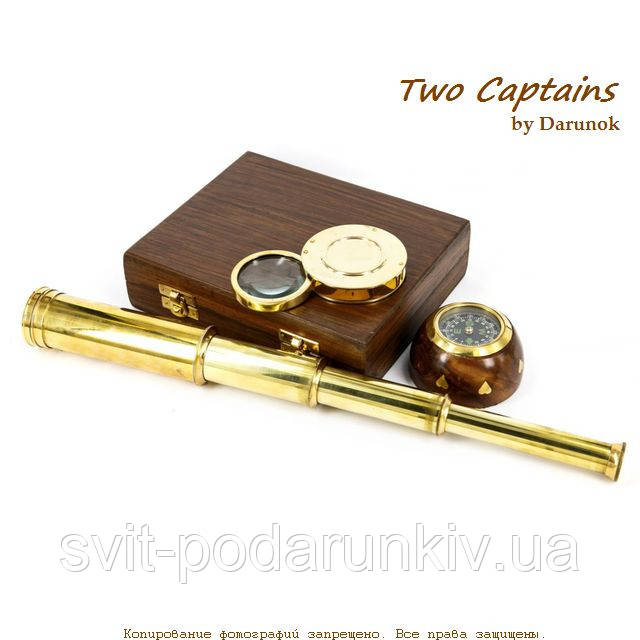 Науковий набір підзорна труба компас лупа Francis Drake NTS5273, фото 1