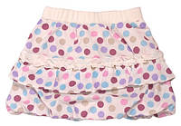 Детская юбка для девочки в горох 80-104 см