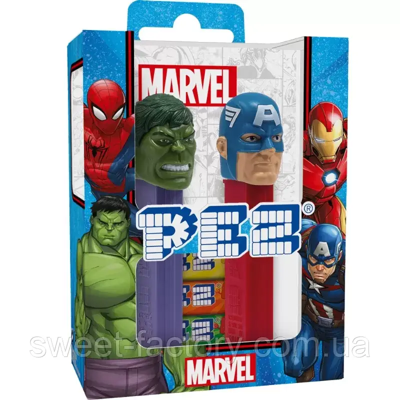 Pez Marvel Halk Spider-Man Халк Людина-Павук 34g