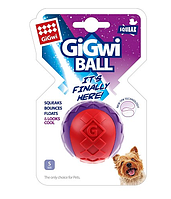 Іграшка для собак TOMMI м'яч свисток червона термопластична гума 01449/06193