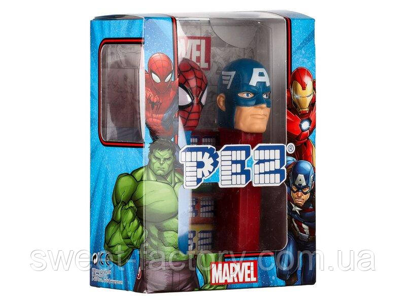 Pez Marvel Captain America Spider-Man Капітан Америка Людина-Павук 34g